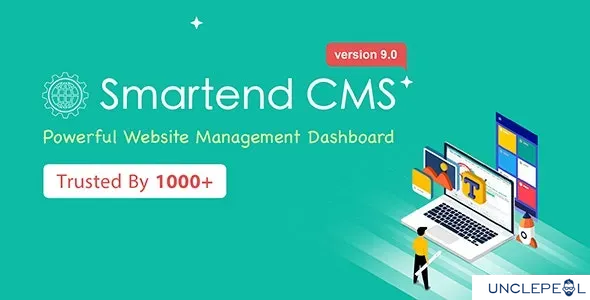 SmartEnd CMS - Laravel Admin Dashboard with Frontend & Restful API by smart4ds 10.0.0 NULLED