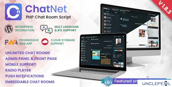 ChatNet - PHP Chat Room & Private Chat Script [On-Codes] 1.10 NULLED