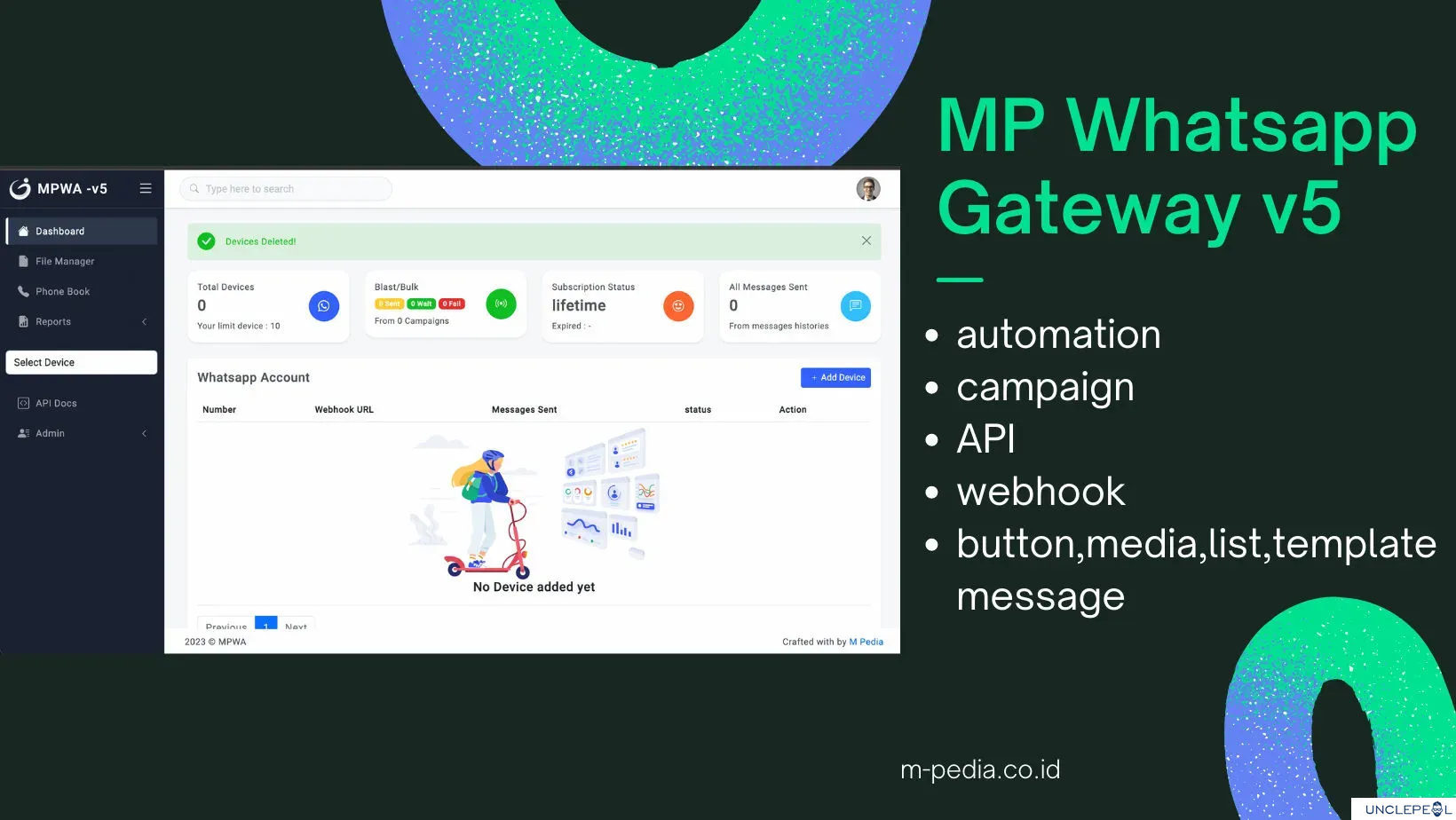 Whatsapp Gateway | Multi Device | mpedia 5.5.0 NULLED