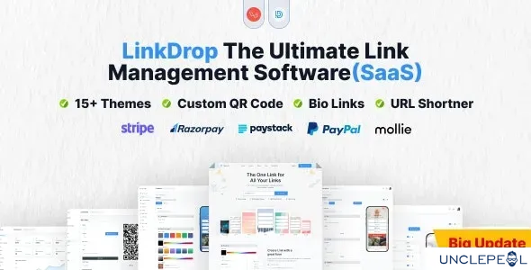 Linkdrop - SaaS Link Management Tool 2.5.3 NULLED