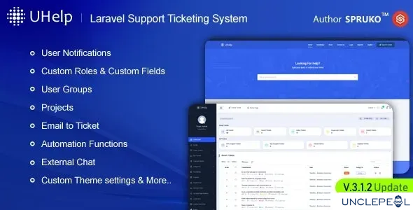 Uhelp - Helpdesk Support Ticketing System by SPRUKO 3.1.2 NULLED
