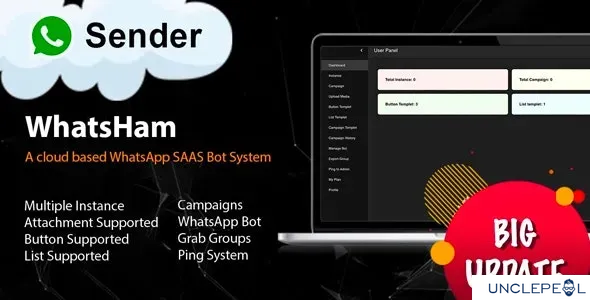 WhatsHam - cloud based WhatsApp SAAS System 4.2.0