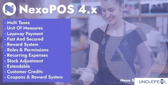 NexoPOS 4.x - POS, CRM and Inventory Manager 4.8.19