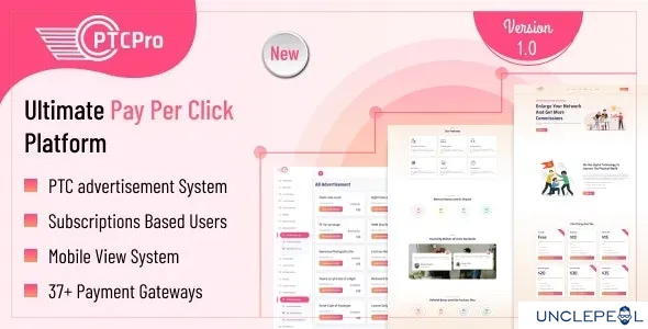 PTC Pro - Complete Pay Per Click Platform 1.2 NULLED