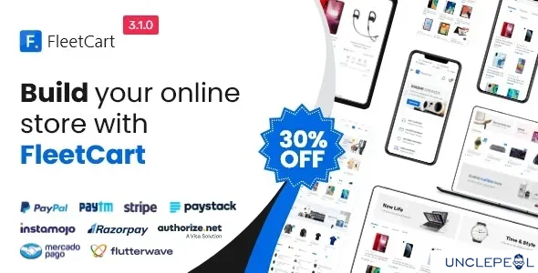 FleetCart - Laravel Ecommerce System 3.1.0 NULLED