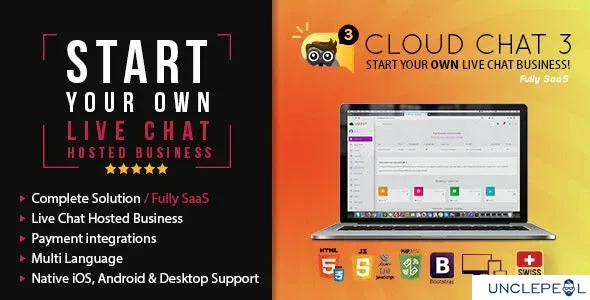 Cloud Chat 3 - Self Hosted Live Support Chat Business jakweb 3.1.4 NULLED