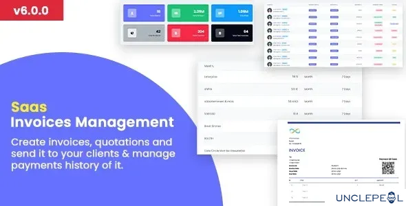 Invoice SaaS Management System - Invoices SaaS / Billing Management / Laravel Invoice Management 6.0.0