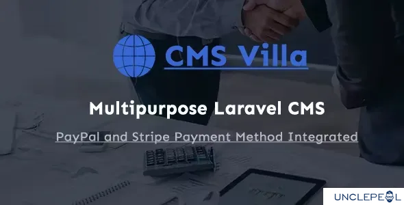 CMS Villa - Multipurpose Laravel Business Website System 4.2