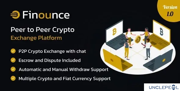 Finounce - An Advance Peer to Peer Crypto Exchange Platform 1.0 NULLED