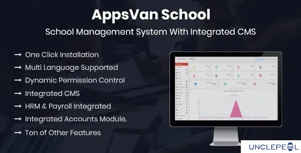 AppsVan School - School Management System With Integrated CMS 20 September 2019