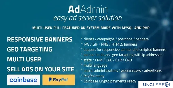 AdAdmin - Easy full featured ad server system 4.2.6