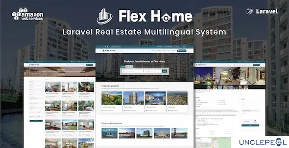 Flex Home - Laravel Real Estate Multilingual System Codecanyon 2.49.0 NULLED