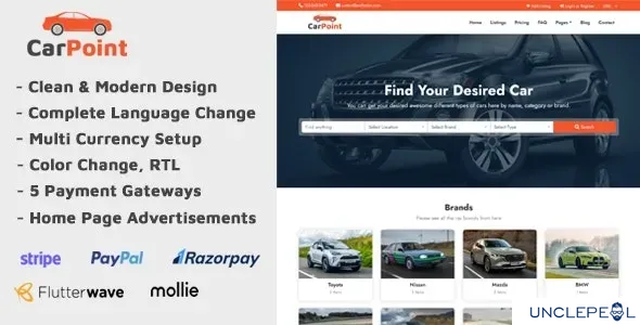 CarPoint - Multi Vendor Car Listing Directory 1.5