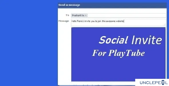 Social Invite For Playtube 3.0