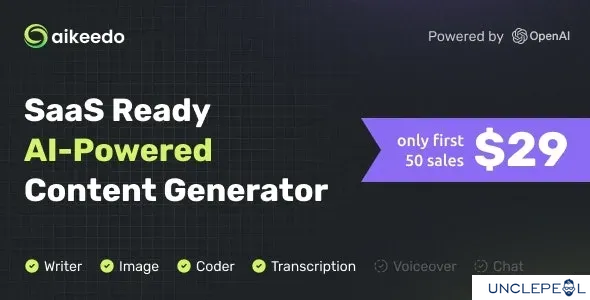 Aikeedo - AI Powered Content Platform - SaaS Ready 1.4.3 NULLED