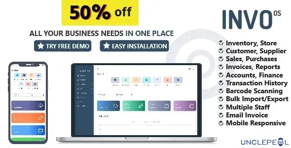 Invoice OS - Invoice & Email Invoice with Accounting 4.0.0