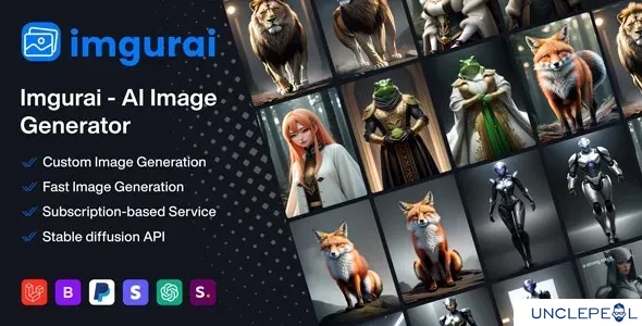 Imgurai - AI Image Generator (SAAS) 1.5 NULLED