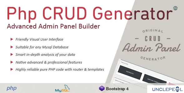 PHP CRUD Generator migli 2.3.1 NULLED