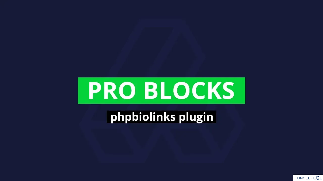 Pro Blocks plugin by AltumCode 1.0.0