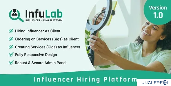 InfuLab - Influencer Hiring Platform by ViserLab 1.1 NULLED