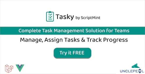 Tasky - Complete Task Management Solution System 1.0.0 NULLED