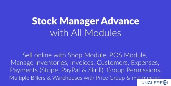 Stock Manager Advance with All Modules [Tecdiary] 3.4.54 NULLED