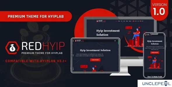 RedHyip - Premium Theme For HYIPLAB 1.2