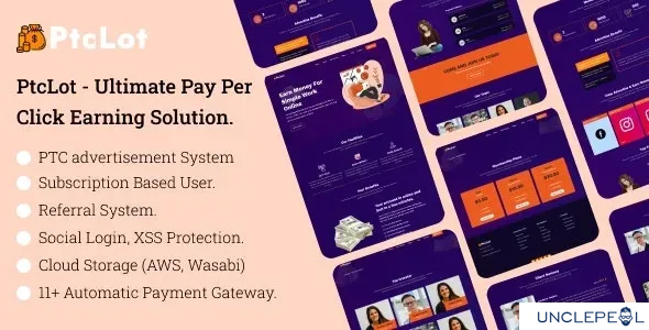 PtcLot - Ultimate Pay Per Click Earning Solution 1.1.2