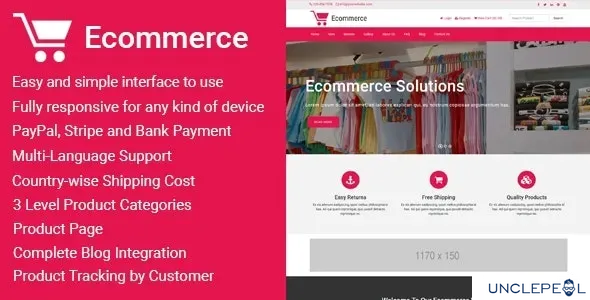 Ecommerce - Responsive Ecommerce Business Management Script 1.14