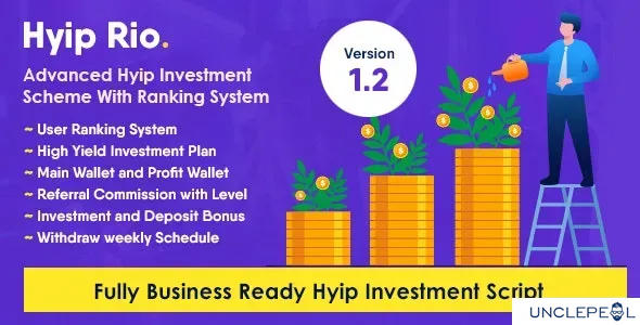 Hyip Rio - Advanced Hyip Investment Scheme With Ranking System 2.3