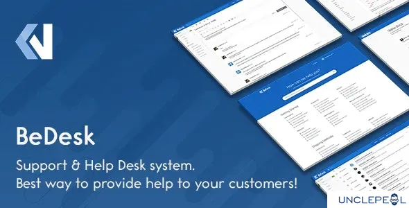 BeDesk - Customer Support Software & Helpdesk Ticketing System [Vebto] 2.0.1