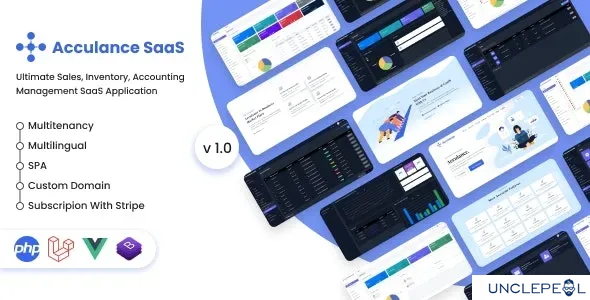 Acculance SaaS - Multitenancy Based POS, Accounting Management System Download 1.0 NULLED