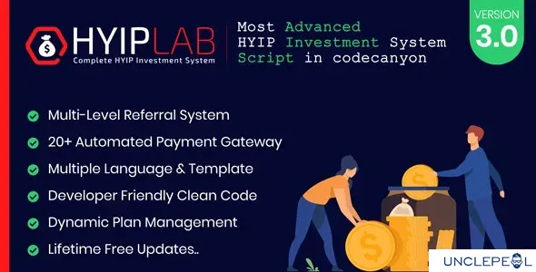 HYIPLAB - Complete HYIP Investment System by 	ViserLab 3.9 NULLED