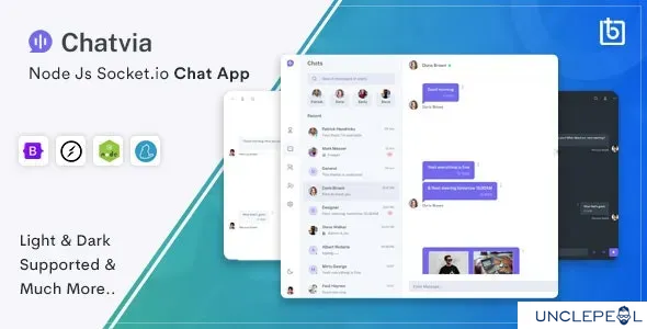 Chatvia - Nodejs Socket.io Chat App by Themesbrand 2.2.0