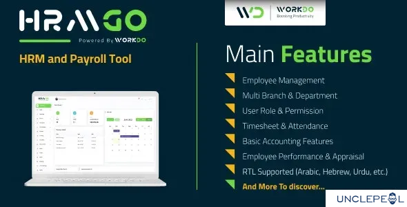 HRMGo - HRM and Payroll Php Tool 5.0 NULLED
