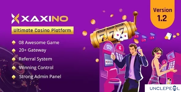 Xaxino - Ultimate Casino PHP Platform System 2.0 NULLED
