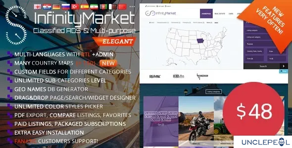 Classified Ads Script - Infinity Market - Premium 1.7.3 NULLED
