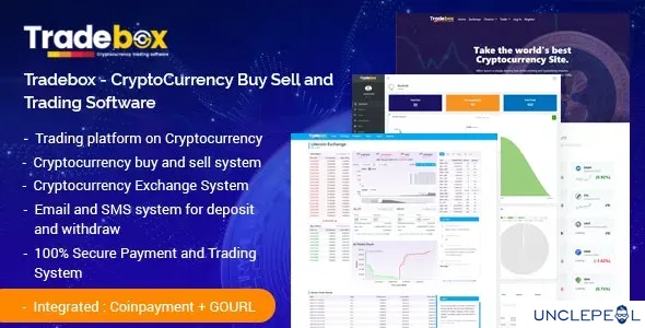 Tradebox - CryptoCurrency Buy Sell & Trading Software 6.4 NULLED