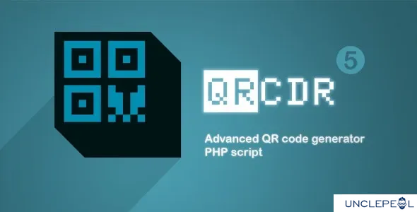 QRcdr - responsive QR Code generator Script 5.3.5