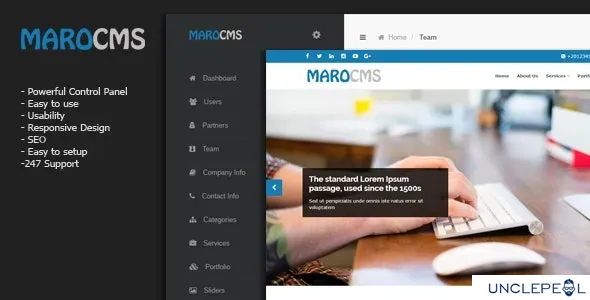 MaroCMS - Business CMS System 3.1