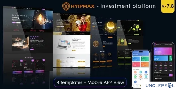 HYIP MAX - high yield investment platform 10.0 NULLED