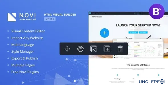 Novi - HTML Page Builder and Visual Content Editor PHP 1.0.0