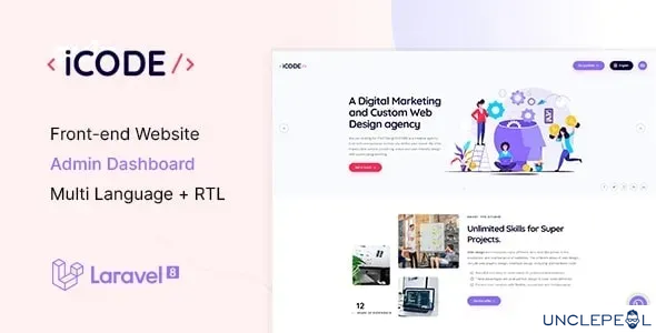 iCode - Multipurpose Website CMS and Creative Agency Management System 1.0