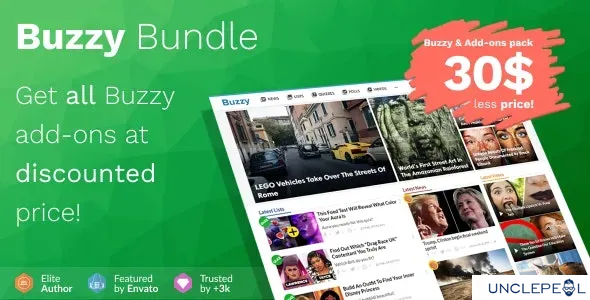 Buzzy Bundle - Viral Media Script 4.9.0 NULLED
