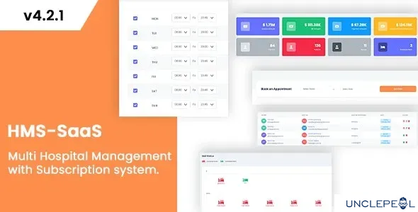 HMS Saas - Laravel Multi Hospital Management System - HMS Saas Hospital - Appointment Booking 3.5.1