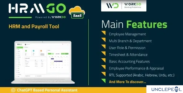 HRMGo SaaS - HRM and Payroll Tool 6.1 NULLED