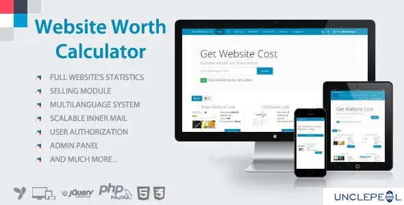 Website Worth Calculator by forza020 4.13