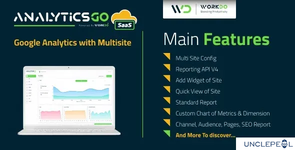 AnalyticsGo SaaS - PHP Google Analytics V4 with Multisite 1.1 NULLED