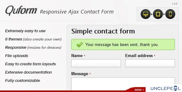 Quform - Responsive Ajax Contact Form 2.5.2