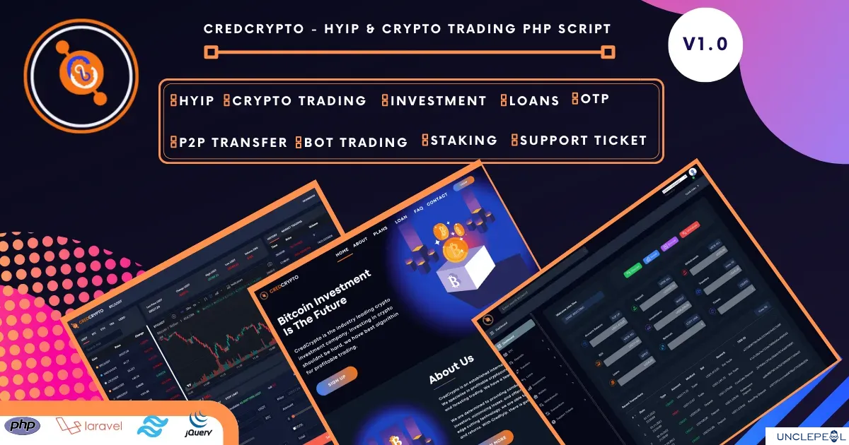 CredCrypto - HYIP Investment & Trading System 3.1 NULLED